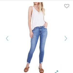 PAIGE Verdugo Distressed Ankle Skinny Jeans